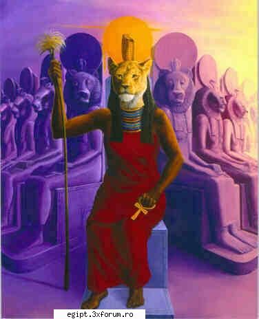 sekhmet she was part the memphite triad with ptah and nefertem. she was the mistress war and Just a Lost Child